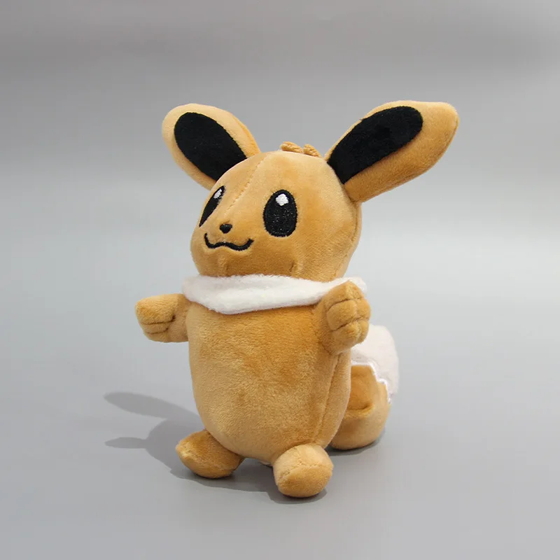 12 см плюшевый стоящий Eevee мягкая милая кукла аниме фильм игрушка положительная энергия хорошее качество Рождественский подарок для ребенка