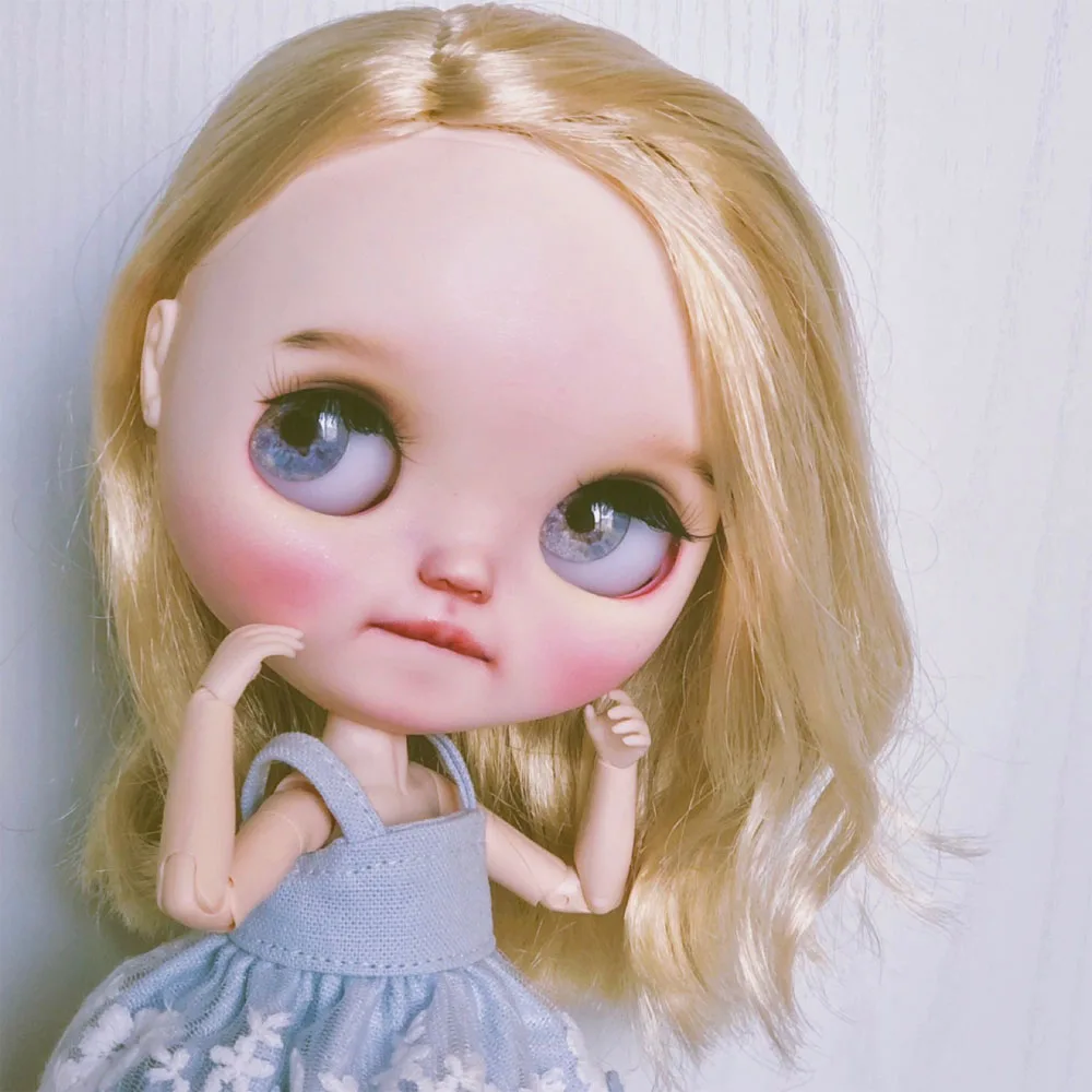 1/6 blyth кукла игрушка bjd совместное тело белая с кожей макияж OB24 Макияж Лицо кусает