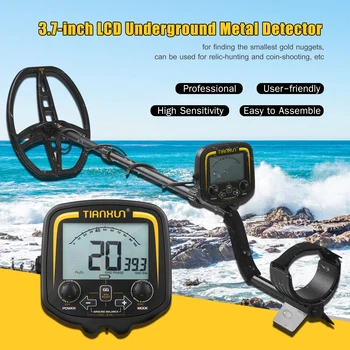 

Professional TX850 LCD Metal Detector Underground Metal Finder Treasure Hunter Gold Detector Nugget Seeking Device Hunting Tools