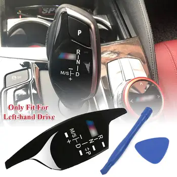 

Gear Shift Knob Cover Decoration Stickers For BMW 7-Series X3 X4 5-Series (525 530 540) 2018 6-Series GT Car Styling Accessories