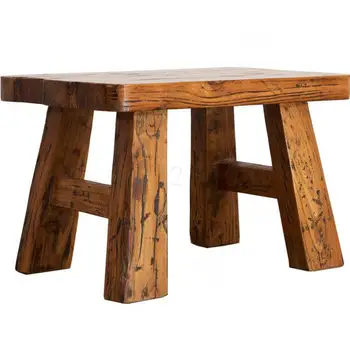 

Household Wooden Wood Square Small Wooden Bench In Shoes Stool Low Stool Sofa Fashion Creative Children's Stool