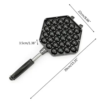 

Non Stick Egg Waffle Maker Mold Household Kitchen Cake Bubble Puff Mould Oven A0NC