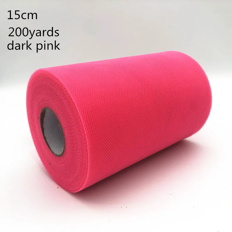 Rouleau Tulle Organza Glarks 15 Cm X 91,44 M - Tulle Pêche Pour Tutu, Mariage, Décoration Fête Et Loisirs Créatifs
