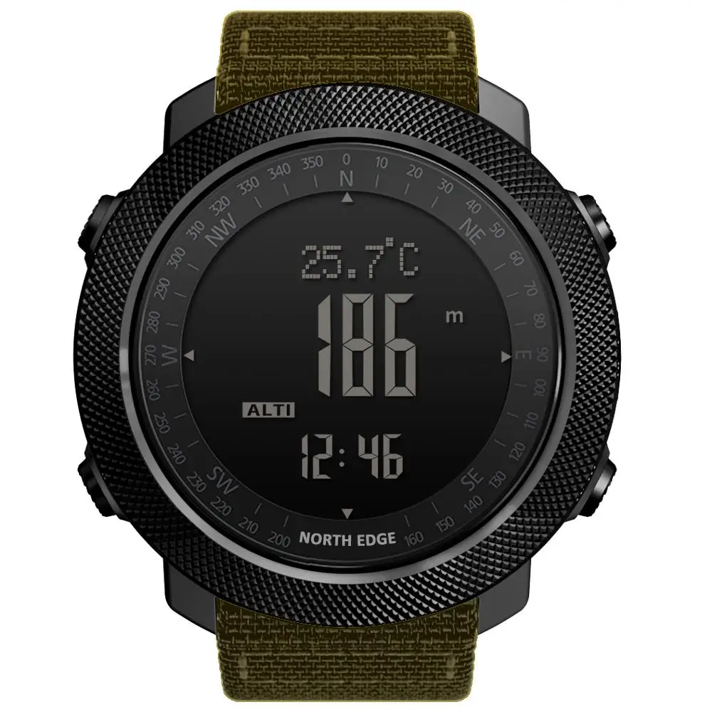 

2020 men's sports watch, mountaineering camping fishing swimming essential, metronome function, the second time display