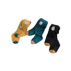 Low MOQ High Quality Pantyhose for Little Girl Cute Pure Color Pantyhose / Tights