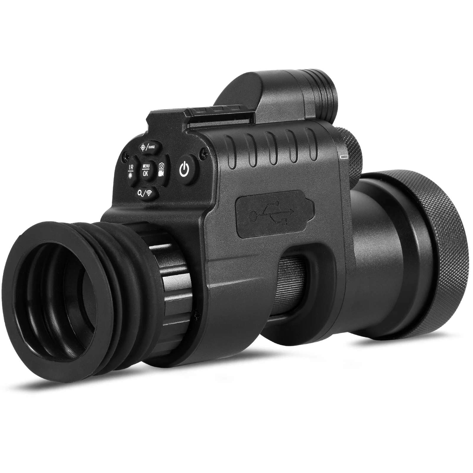 Infrared Night Vision Wifi App Hunting Rifle Mirror Red Dot Scope