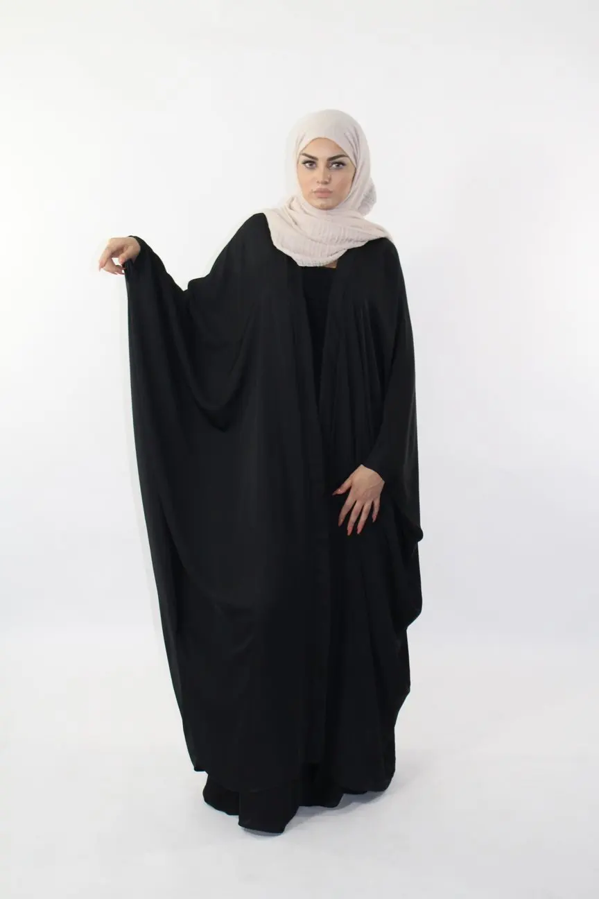 Рамадан мусульманская молитва одежда для женщин Abaya рукав летучая мышь Djellaba