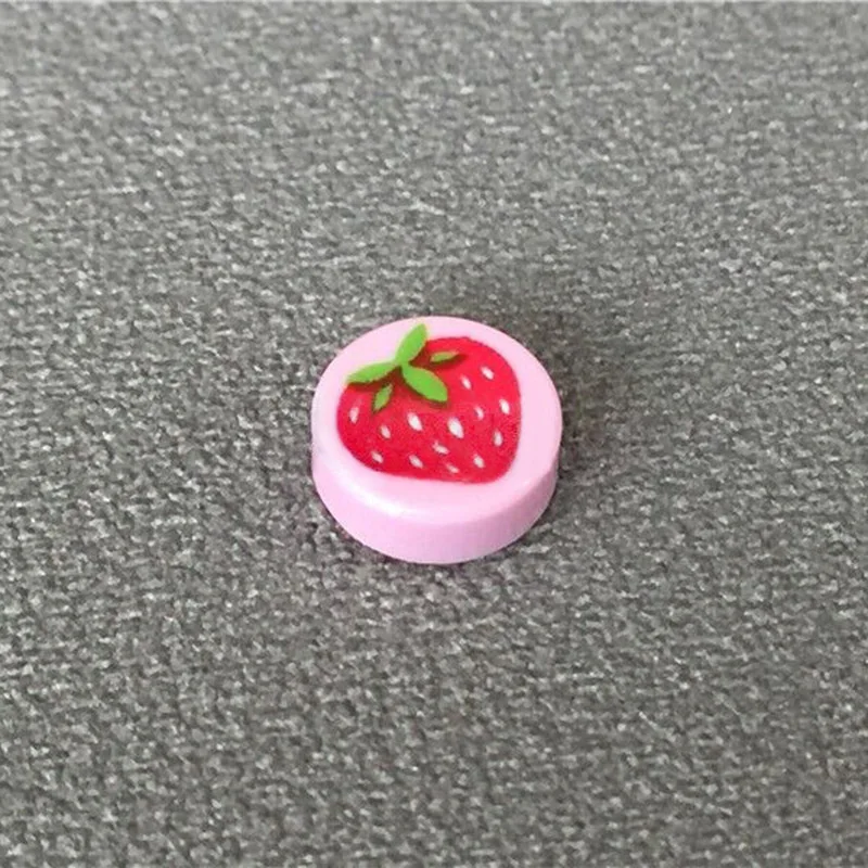 10pcsset Fruits Figures Food Strawberry Jam Building Blocks DIY MOC Accessories Model Building Bricks Kits Toys For Children (5)