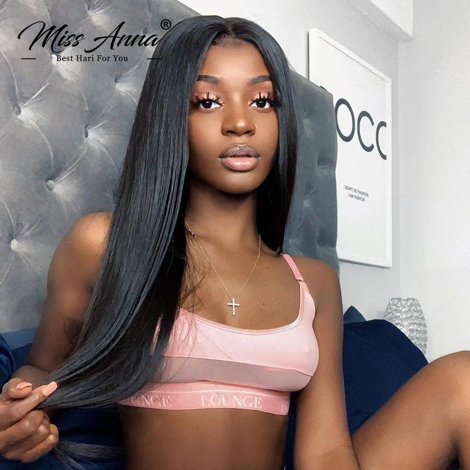 Missanna 30 32 34 36 38 40 дюймов прямые синтетические волосы Комплект бразильские мягкие