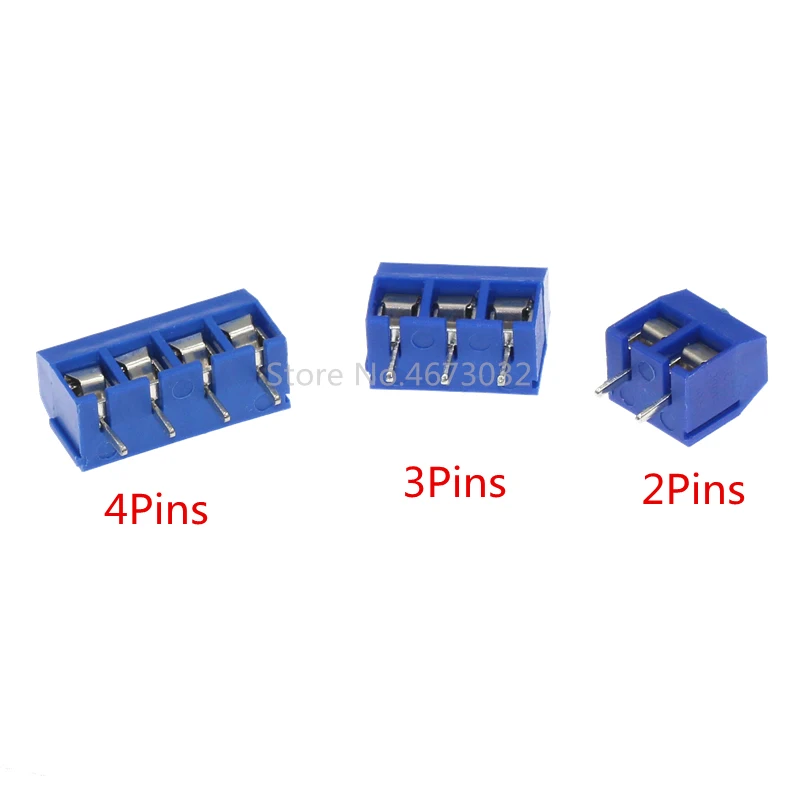 500 шт. KF301-5.0-2P KF301-3P шаг 5 0 мм KF301-2P прямой контактный PCB 2-контактный 3-контактный