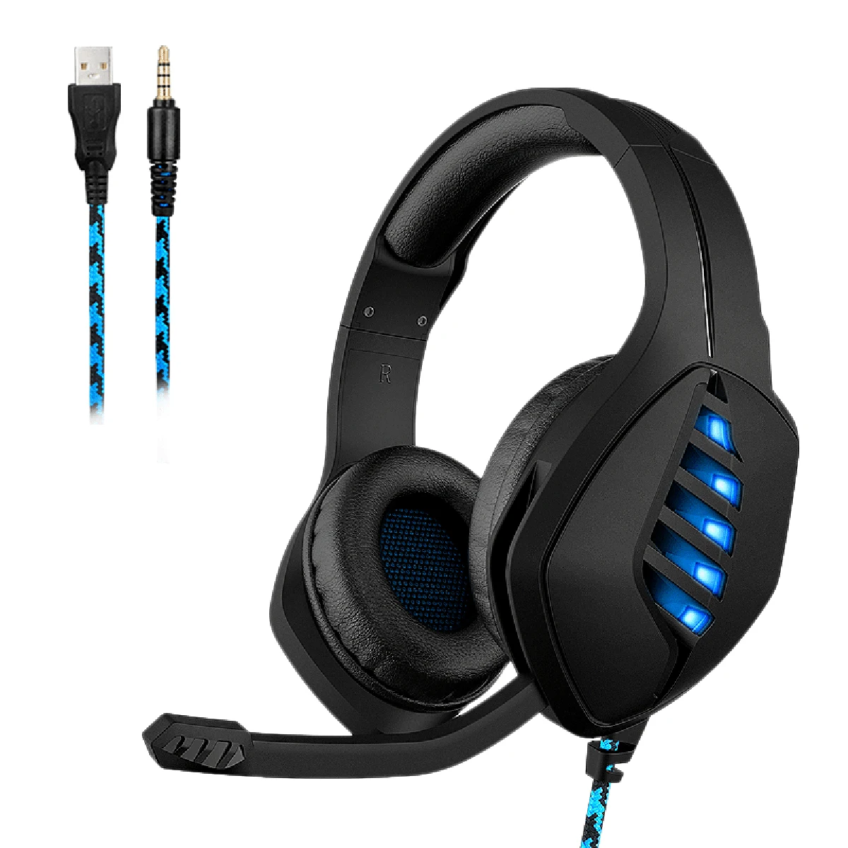 

SOONHUA Wired Gaming Headphone USB 3.5mm Plug Earphone Noise Canceling Gaming Headset With Mic For Computer Laptop Dropshipping
