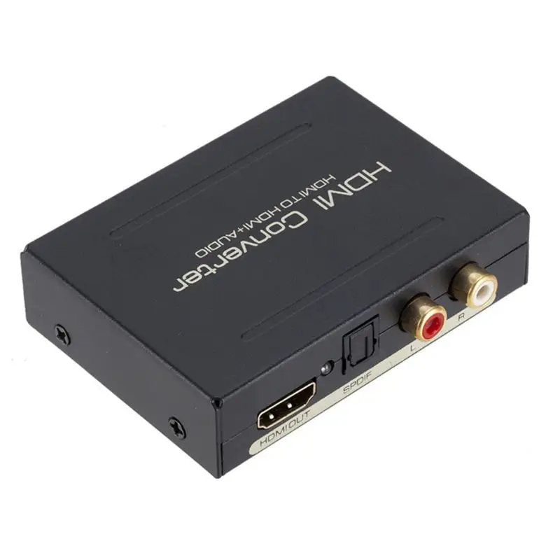 1080P Аудио экстрактор конвертер сплиттер HDMI в HDMI Оптический SPDIF RCA L/R A5YA