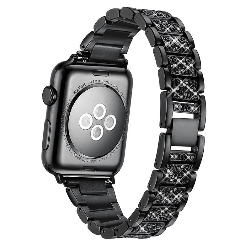 Ремешок для часов браслет из нержавеющей стали Apple Watch series 5 4 3 2 iWatch 40 мм 44 38 42 |