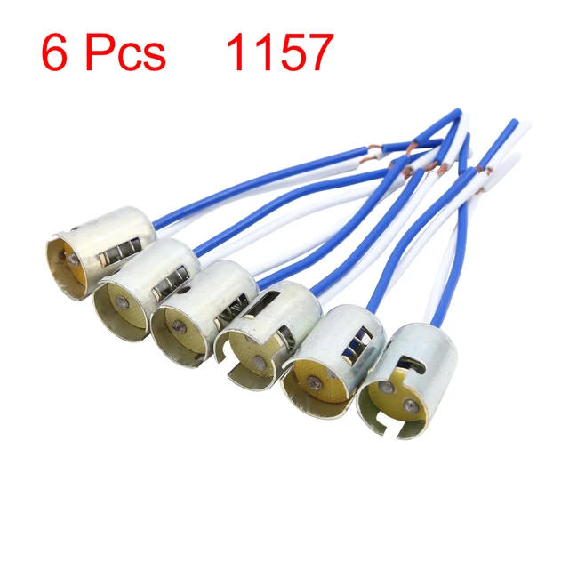 uxcell 6pcs T10 Bombilla Cableado Arnés Socket Holder Conector 12V-36V para  Coche