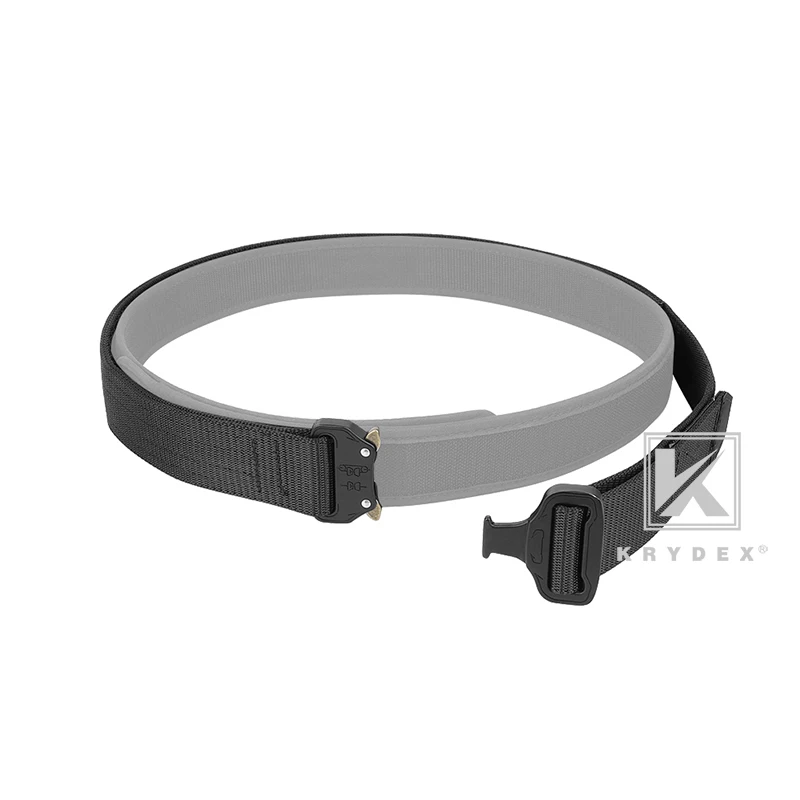 KRYDEX 1 5 монтера пояс тактика петля Quick Release стрельба застывшие 2-х слойный
