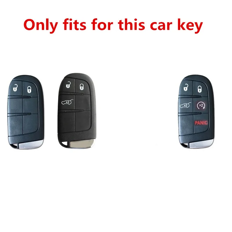 Durable Soft TPU Car Key Case key case cover key case car key shell flip key fob shell Full cover For Fiat Jeep Dodge Ram 1500 Journey Charger Dart Challenger Durango Accessories