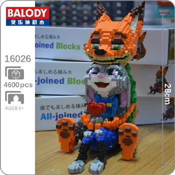 Balody Naruto Ninja Alrale Doraemon Super Mario Sonic Wario Yoshi Luigi Animal Mini Building DIY Алмазные маленькие блоки игрушка без коробки - Цвет: Juddy Nick