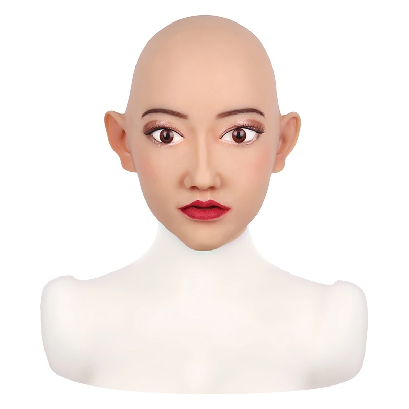 Sivir Face Mask Realistic Soft Silicone Female for Masquerade Halloween For Crossdresser Drag Queen Transgender 1G |