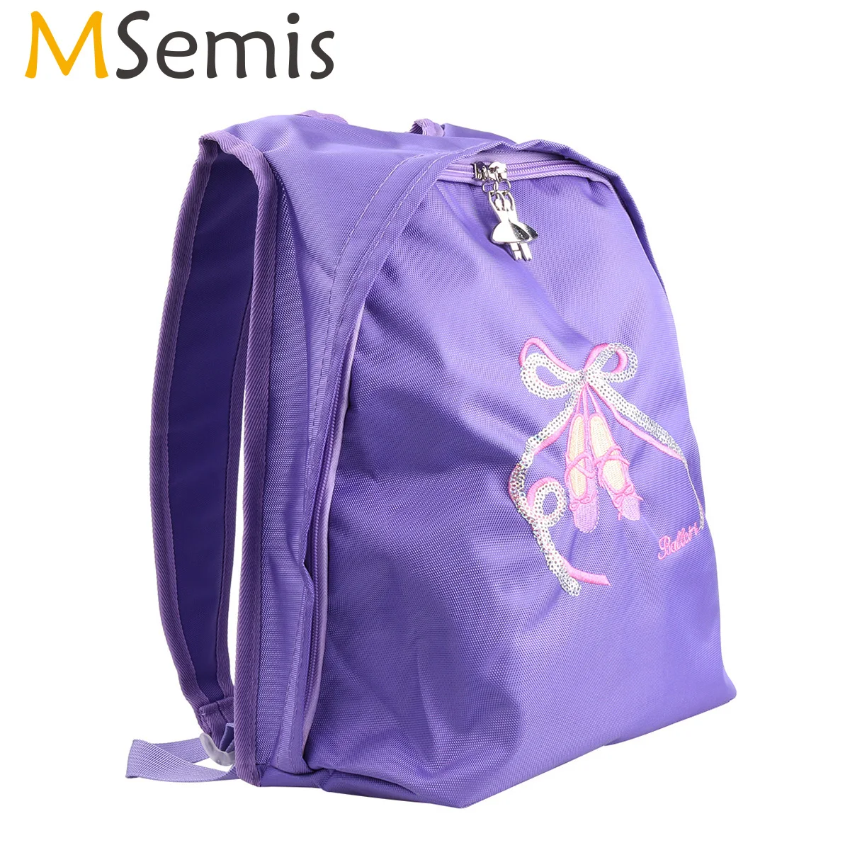MSemis/детская балетная сумка для маленьких девочек; Танцевальная детская спортивная гимнастическая балерина; школьные рюкзаки; обувь с открытым носком; сумка на плечо с вышивкой