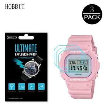 

3PCS Anti-Scratch Explosion-proof Film For Casio G-SHOCK DW-5600SC 2PR 4PR 8PR LCD Clear Film Screen Protector Cover Not Glass