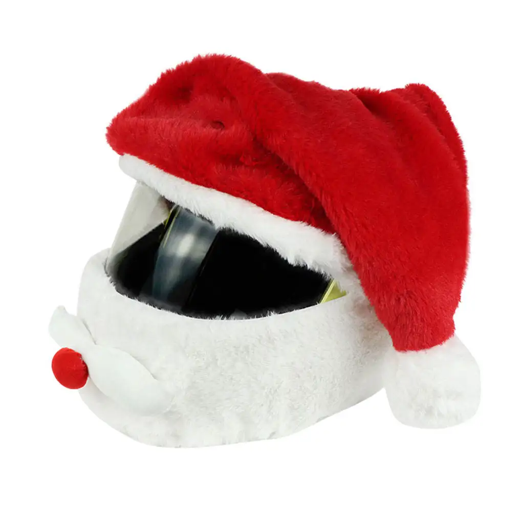 Christmas Full Cover Motorcycle Christmas Santa Claus Plush