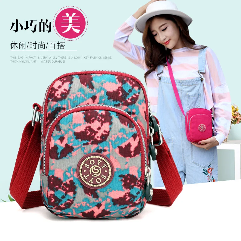 

Fashion Multi-functional Mini Bag Waterproof Nylon Bag Large Capacity Versatile Shoulder Bag Lightweight Shoulder Handbag