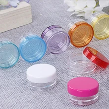 FEIGO 2 шт. Портативный уход за кожей лица крем банки в бутылках косметические контейнер мини крем-лосьон для лица бутылки Ванная комната дозаторы жидкого мыла 3/5g F652