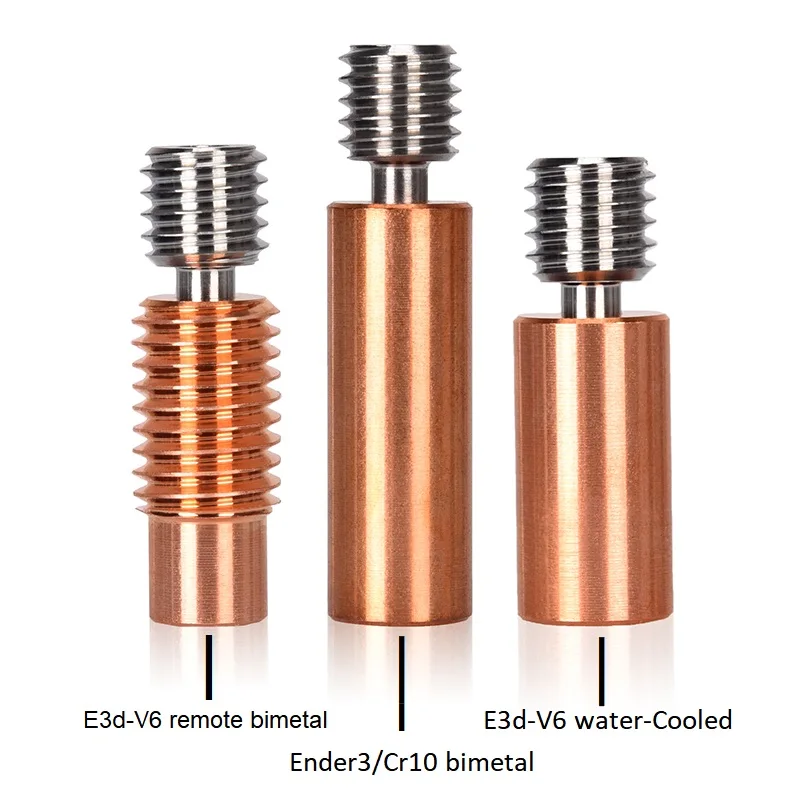 BIQU Bimetal Heatbreak Copper Alloy Throat E3D V6 Remote Watercooled