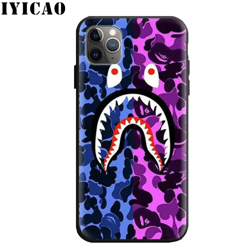 Мягкий силиконовый чехол для телефона bape для iPhone 5 6 7 8 11 5S 6s 6s Plus 7Plus 8Plus X XS XR XSMax 11 Max 11 Pro