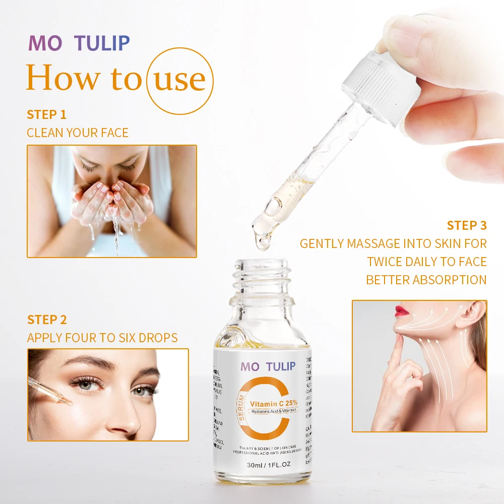 Сыворотка для восстановления кожи лица MOTULIP 30 мл ретинол 25% сыворотка с витамином