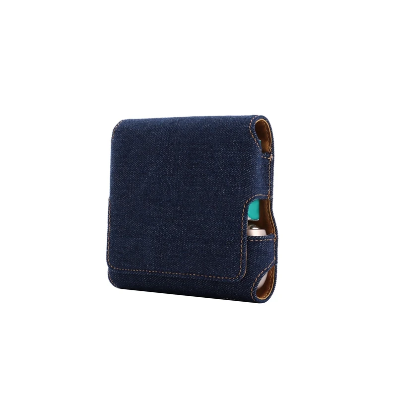 

Electronic Cigarette Denim Fabric Storage Case for IQOS 3.0 Case Pouch Bag Protective Holder Cover Case for Iqos 3 PU Leather Ca
