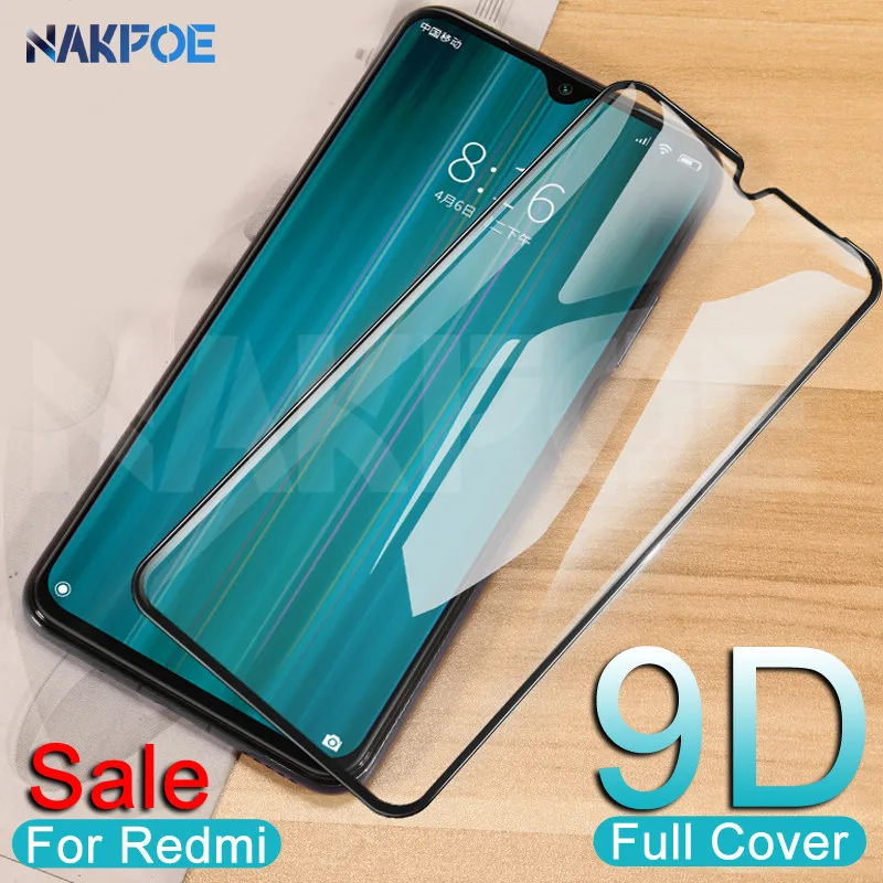 Защитное стекло 9D для Xiaomi Redmi 8 8A 7 7A 6 Pro 6A Go K20 Note закаленное защиты экрана