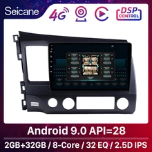 Seicane 10 1 &quotAndroid 9 0 DSP для 2006 2011 Honda Civic автомобильный радиоприемник с