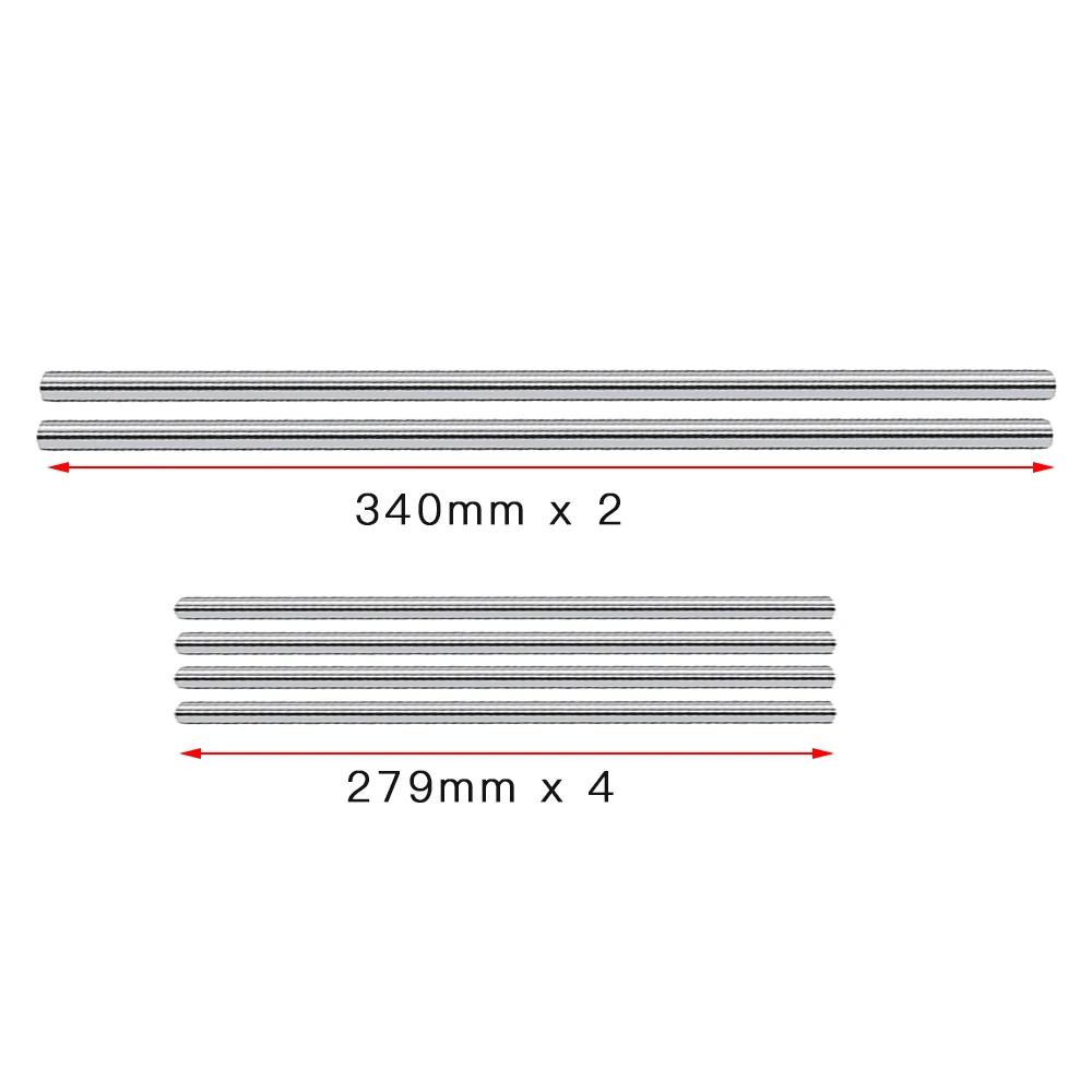 impressora 3d suave haste pacote prusa 8mm