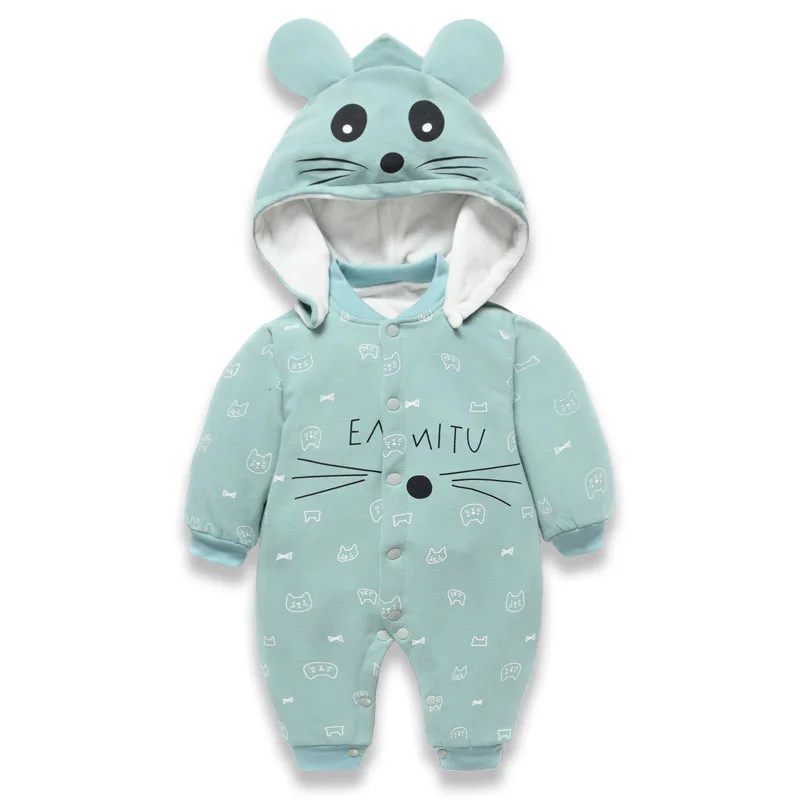 Одежда для новорожденных комбинезоны с рисунком из мультфильма кролик панда