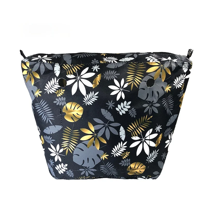 Nuovo Floral Border Impermeabile Rivestimento Interno Inserto Tasca Interna Per Il Classico Mini Inserti Interni Per O Accessori Del Sacchetto Borse