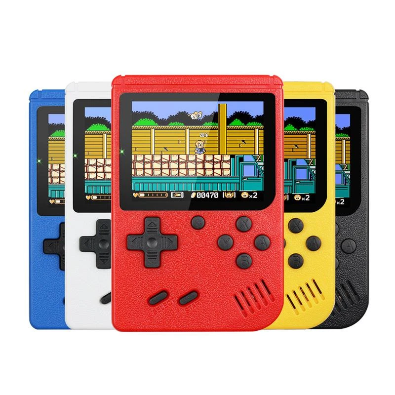 Retro Console Double Handheld Game Player Battery 3.0 Inch LCD Built-in 400 Video Games Gift for Kids Classic Videoconsolas