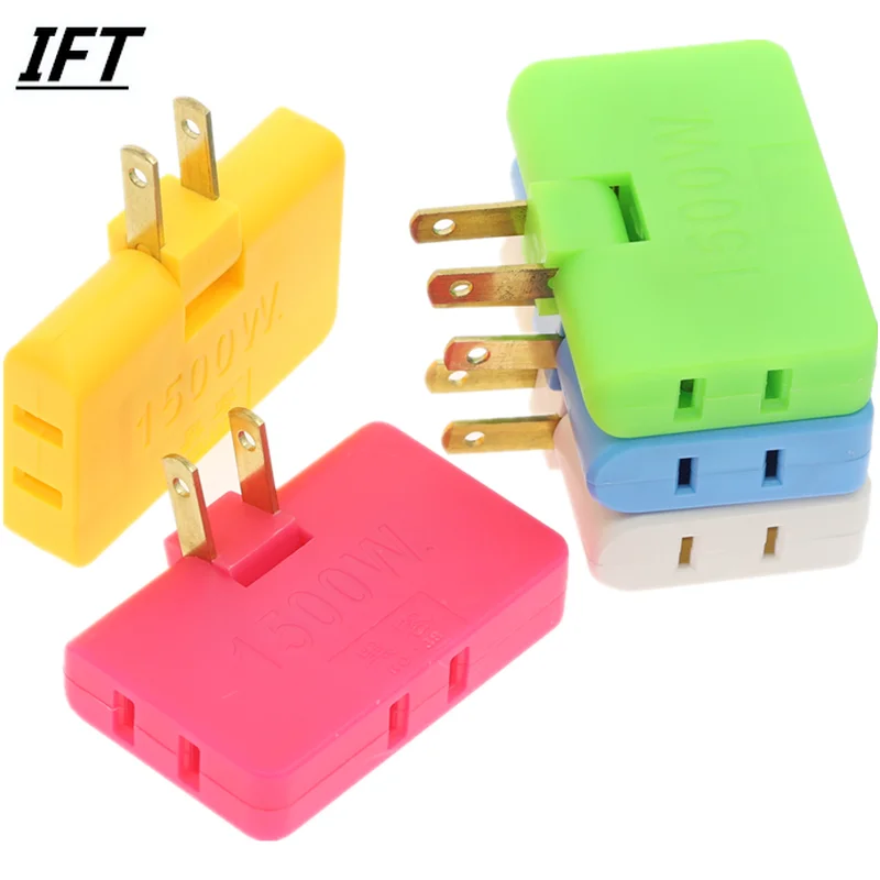 Вилка для США AC 125V 15A 1500W портативная вращающаяся Triporate Power Plug Socket | Обустройство