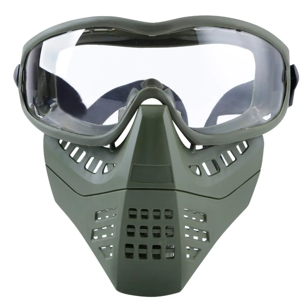 

wosport cs tactical lens Diadem System Dual Disassemblable Tactical Airsoft Gun Shield Masks For Caza Cs Military Firing
