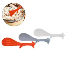 Cute Plastic Cartoon Home Kitchen Squirrel Shape Rice Scoop Spoon Soup Sauce Paddle Ladle 1ps plastic spoon