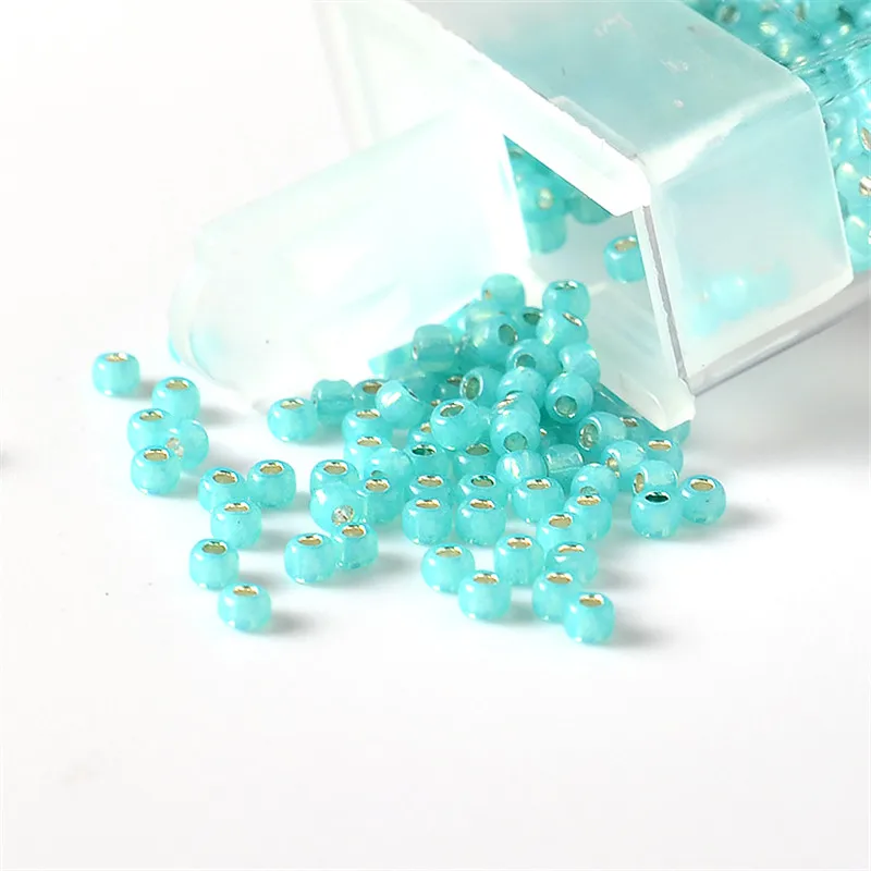2,2mm Japan TOHO Runde Perlen 11/0 Geylon Glanz Farbe 10g Glas Seed Bead Für Handarbeiten Handarbeit DIY Armband schmuck Machen – Detail 5