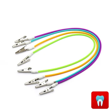 

20 pcs Dental Scarf Clip Oral Dental Supplies Scarf Clip Spring Rope Dental Tools Dentist Lab Material Dentsitry Instrument