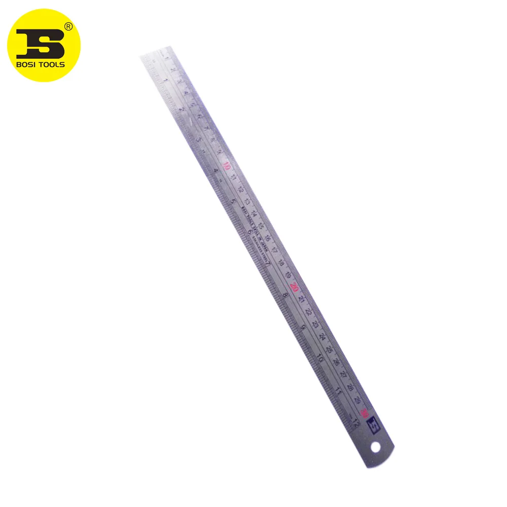 Шкала BOSI 30 см/12 дюймов из комбинированной нержавеющей стали|tool turret|ruler gamerulers com |