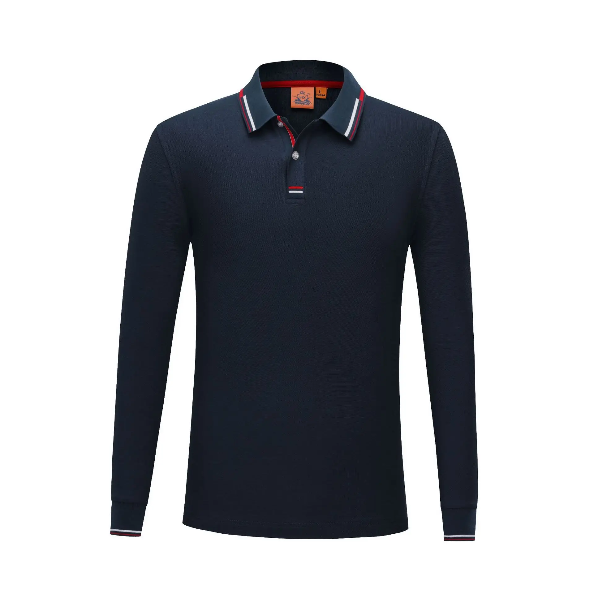 Style 2 Navy blue Красные поло para hombre, модные, несколько цветов, удобные поло homme, однотонная мужская футболка с воротником, поло homme de marque haut - Цвет: Style 2 Navy blue