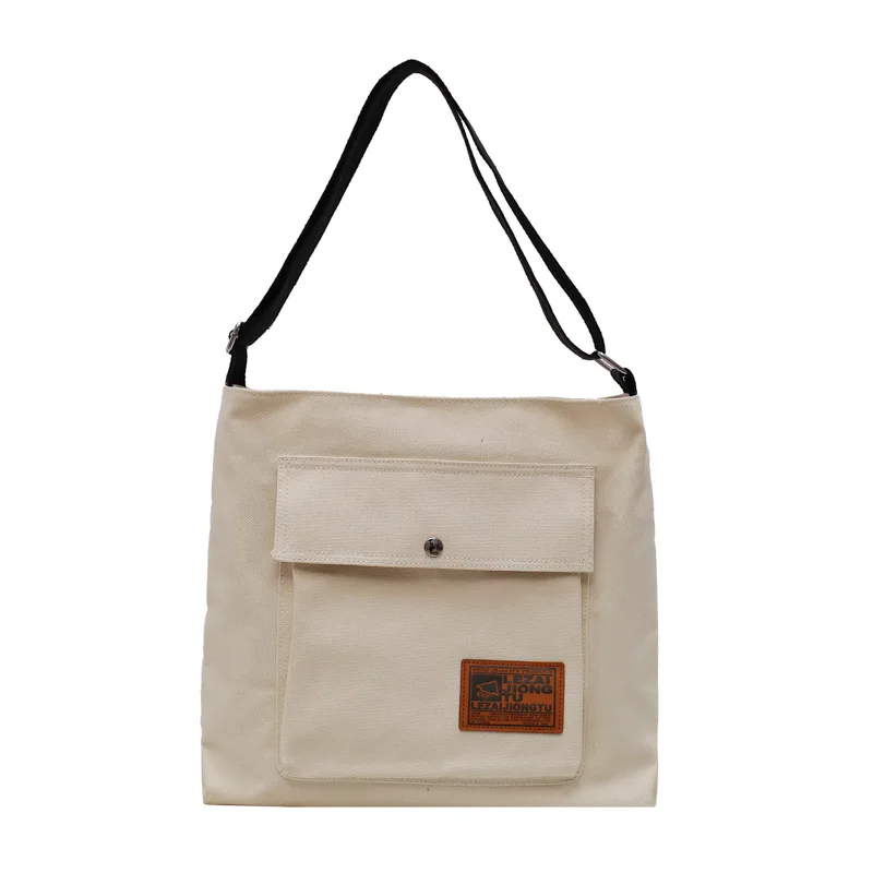 

Women's Female Bag Simple Canvas Womens Bags Handbags Purse Korean Version High Capacity Tote Bag 2019 Shoulder Messenger Bag