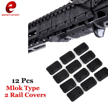 

Tactical Mlok Type 2 Rail Covers eMag Pul TYPE 2 M-lok SLOT SYSTEM Rail Panel 12 Pcs For Outdoor Hunting Wargame Mount