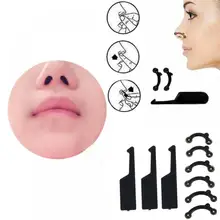 

9Pcs/Set Beauty Nose Up Lifting Nose Clip Corrector Massage Tool Shaping Clip Clipper Shaper Bridge Straightening No Pain 3 Size