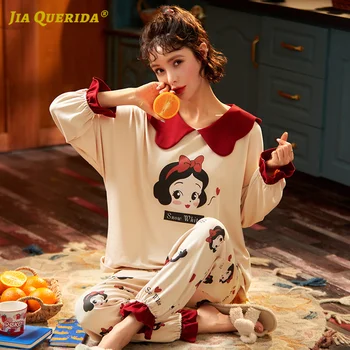 

Long Sleeve Long Pants Sleepwear Fashion Style Casual Style Woman Clothes Pajamas Set Pj Set Turn Down Collar Plaid Printing