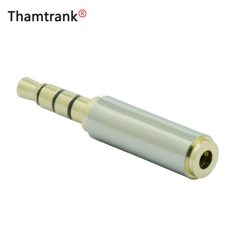 100pcs 2 5 mm Female to 3 5 mm Male 4pin Stereo Aduio Adapter Converter Plug Headphone Jack 3 5mm to 2 5mm 4 Pole TRRS Connector