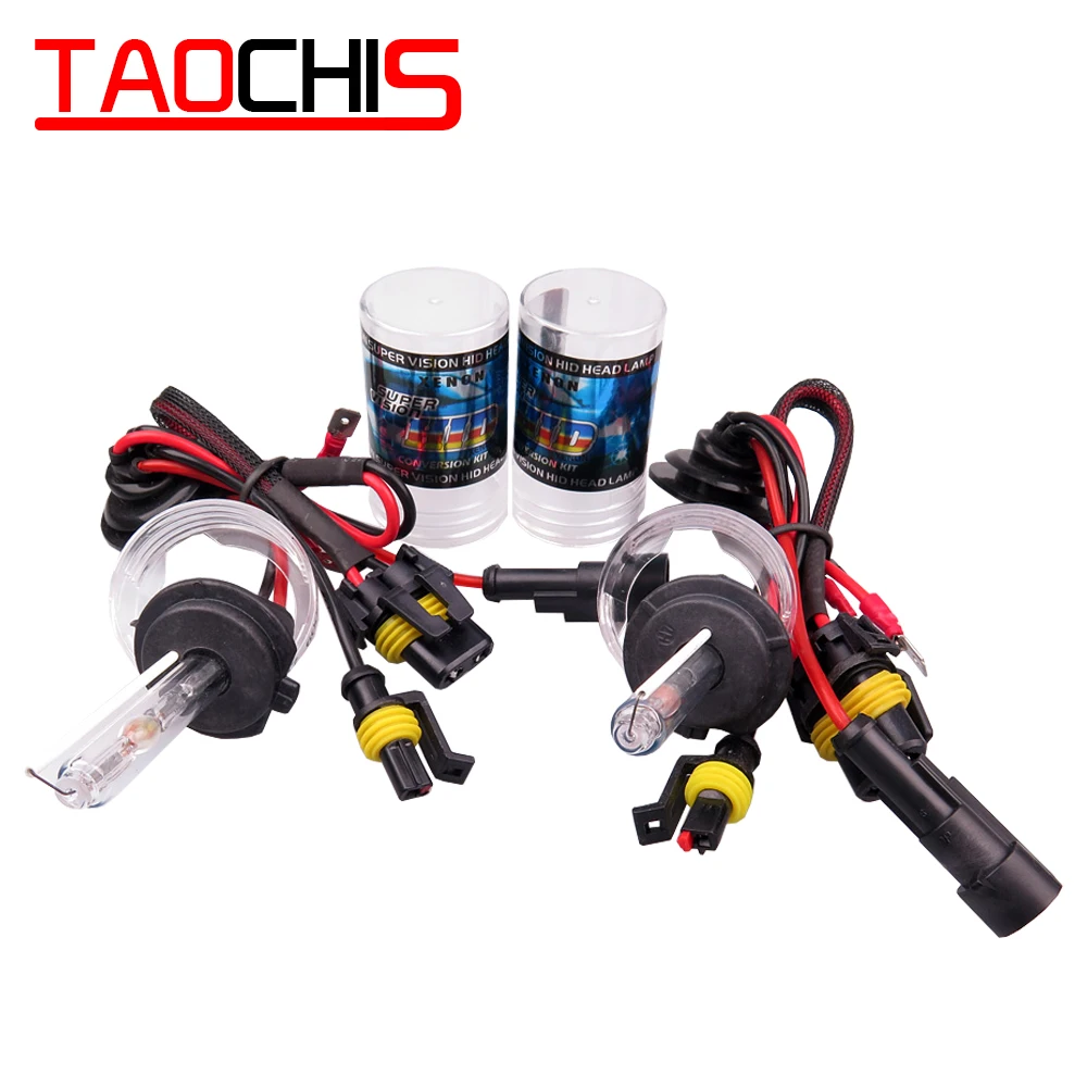 Taochis 12V 55W H7 автомобильный ксеноновый головной светильник 3000k 4300k 5000k 6000k 8000k 10000k 12000k